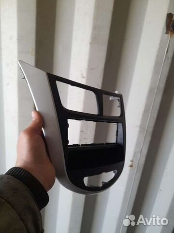 Рамка магнитолы solaris