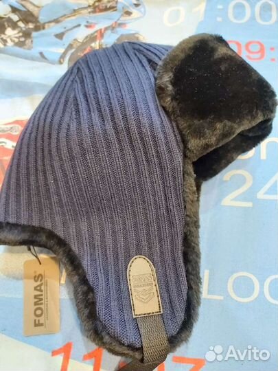 Шапка мужская вязанная