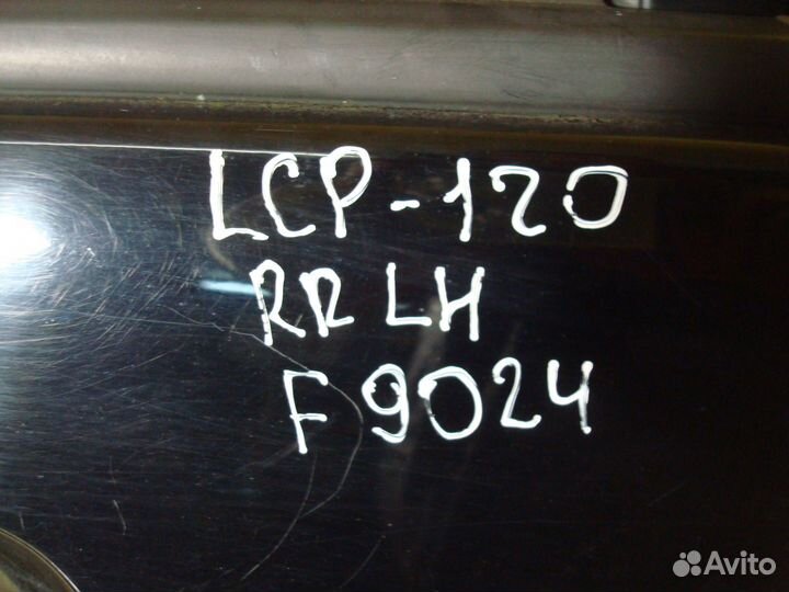 Дверь Задняя Левая Черная Тойота Прадо 120 б/у