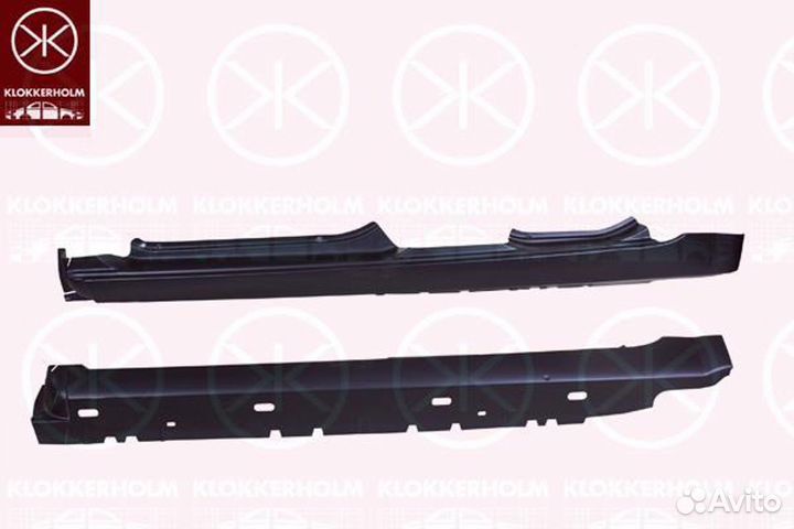 Порог кузова прав Renault - Megane II 03-08 4дв