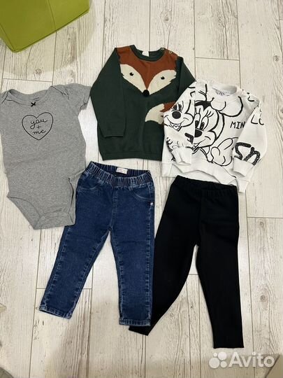 Огромный пакет вещей на девочку 86;92