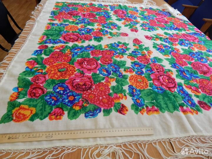 Платки павловопосадские шерсть СССР новые