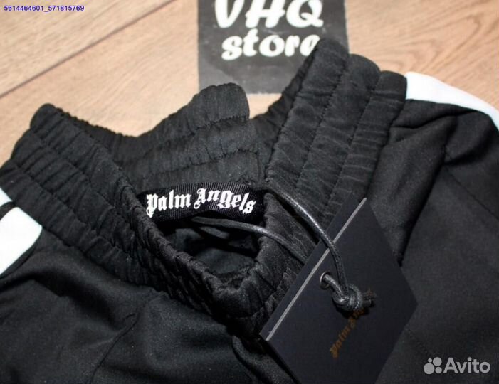 Штаны черные Palm Angels (Арт.52599)