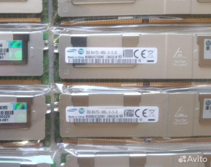 32GB DDR3 ECC R, Samsung PC3-14900 1866Mhz (64шт.)