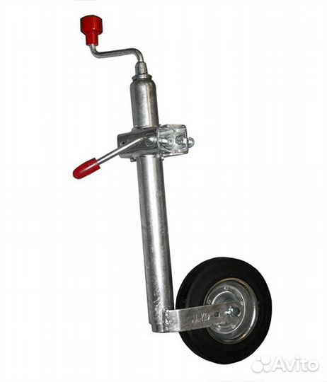 Колесо опорное AL-KO в сборе с хомутом и крепежом