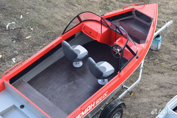 Новый катер Неман 500 DC алюминиевый под ключ