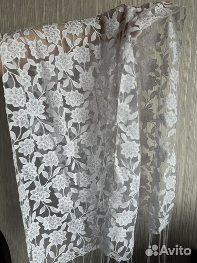 Шарф женский белый