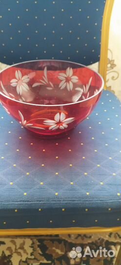 Конфетницы ссср.Ваза цветное стекло СССР