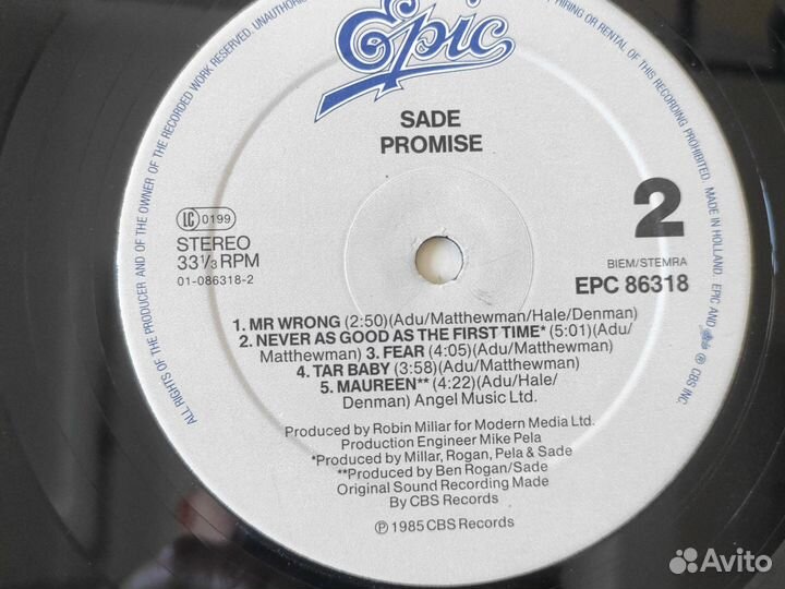 Sade – Promise 1985