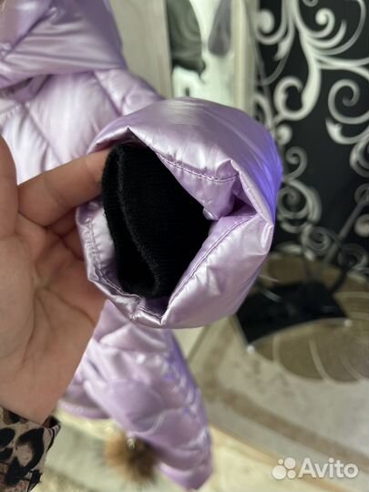 Зимний комбинезон для девочки 80 86