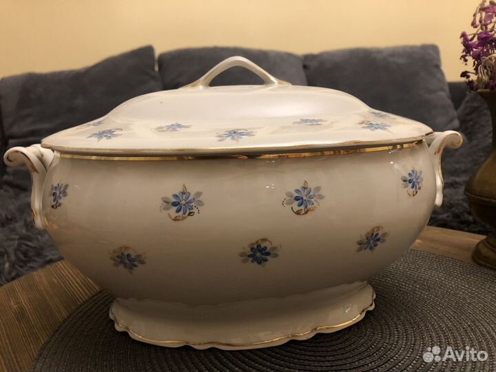 Супница от сервиза. Коростень 1955 год