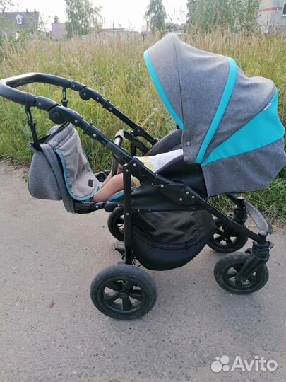 Детская коляска Prampol Panda и трость Rant