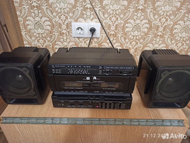 Переносная двухкассетная магнитола nice