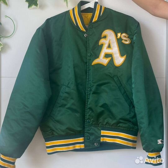 Бомбер жёлто-зелёный