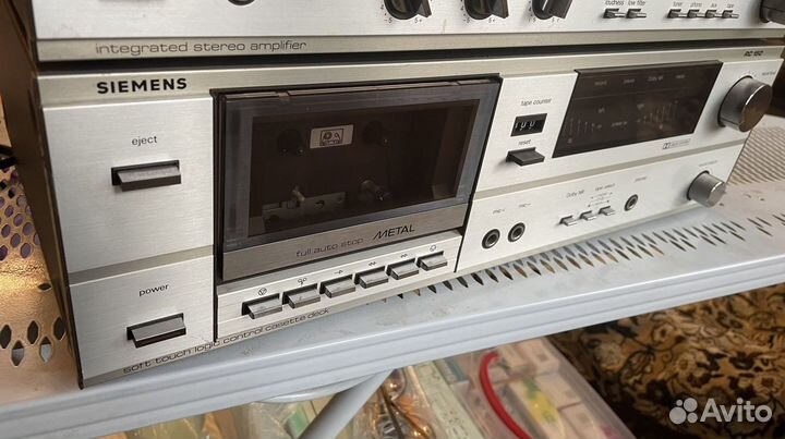 Дека усилитель тюнер Siemens раритет
