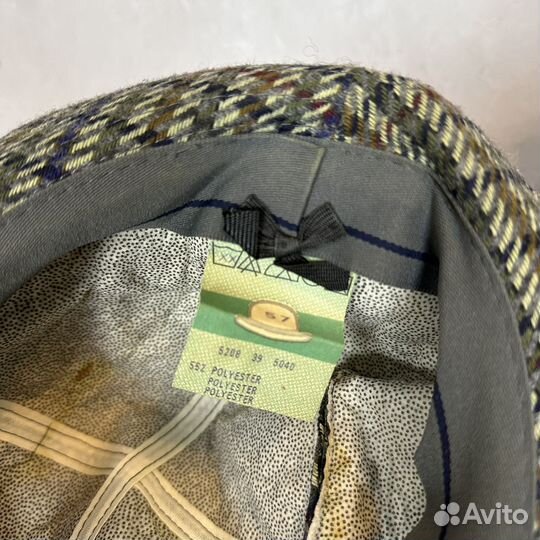 Винтажная Твидовая Шляпа