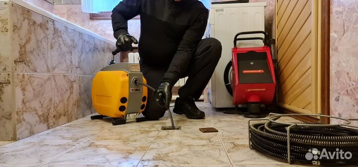 Прочистка труб и устранение засоров