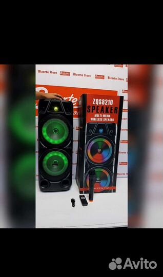 Большая Колонка 75 см+беспроводной микрофон