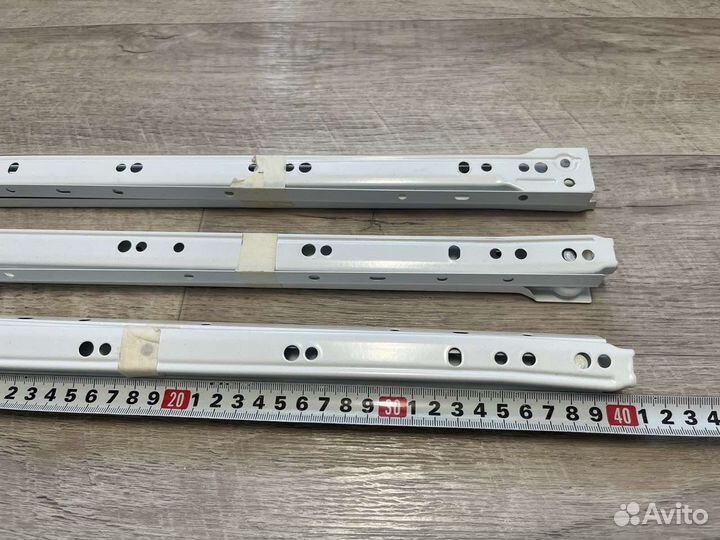 Направляющие для ящиков роликовые 40см-3шт, 30см-2