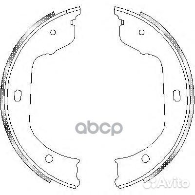 4740.00 колодки барабанные ручника BMW E60/E65