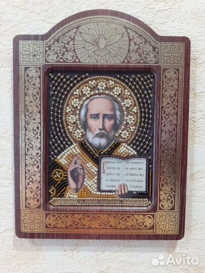 Иконы из бисера в наличии и на заказ