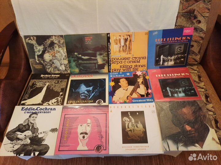 Виниловые пластинки разных исполнителей