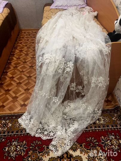 Тюль бу ширина 5, высота 250