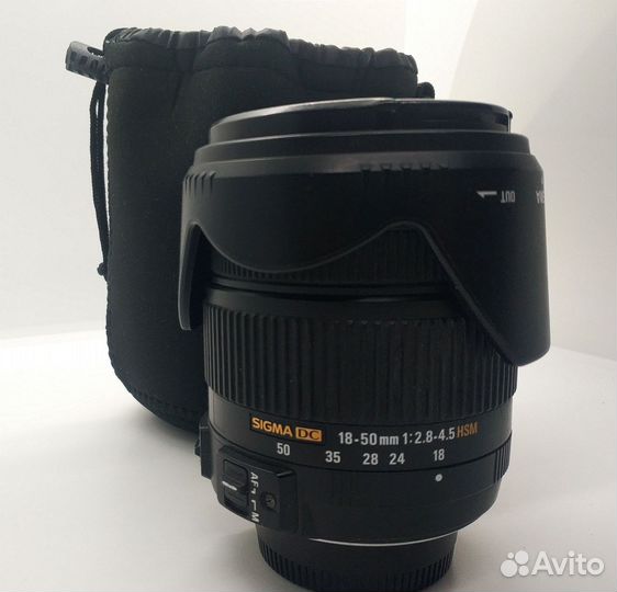 Объектив sigma 18-50 mm 1:2.8-4.5 HSM