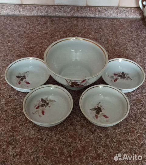 Набор столовой посуды. Полонский фарфоровый завод