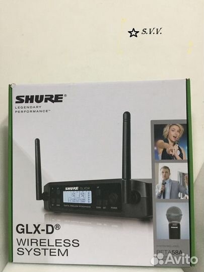 Shure glxd14-Beta58a (1 гарнитура+1 микрофон)