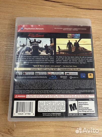 Grand Theft Auto IV: The Complete диск для PS3 б/у