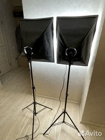 Софтбокс комплект 2шт с Лампами