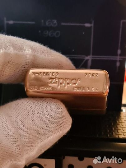 Zippo Z series. Solid copper. Новая. Лимит