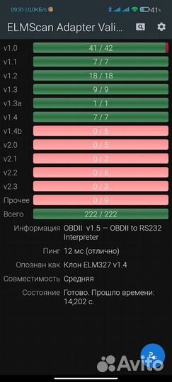 ELM327 V1.5 obd сканер для iPhone