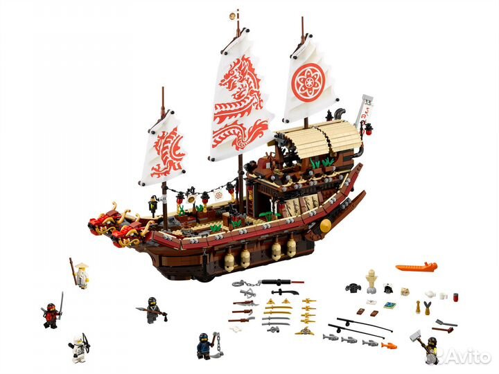 Конструктор Летающий корабль Мастера Ву 10723