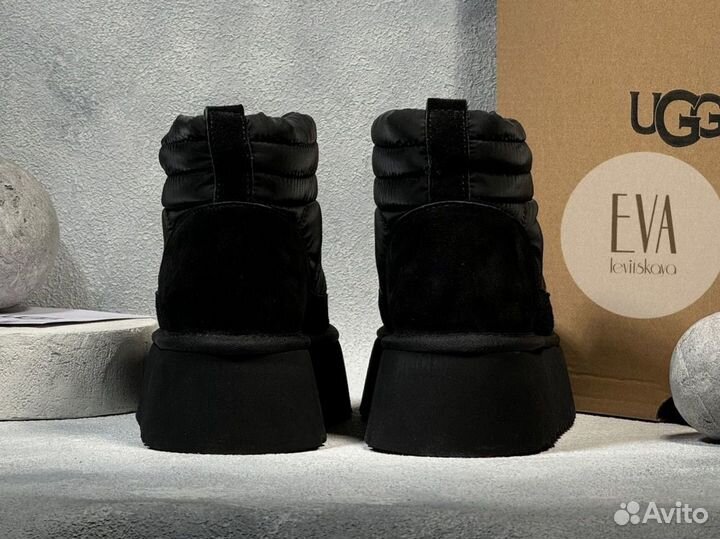 Платформа ugg женские UGG obba platform black