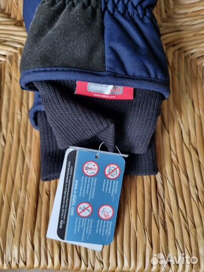 Перчатки краги reimatec+ для мальчика на 8-10лет