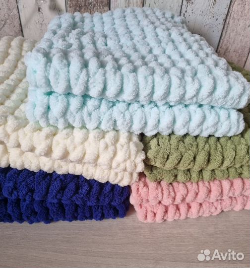 Детский плед - одеяло, ручная работа, новый