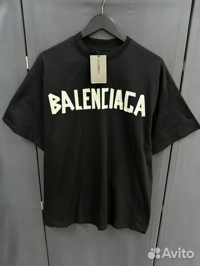 Футболка balenciaga oversize (унисекс)