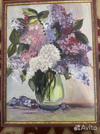 Картина акрилом на холсте