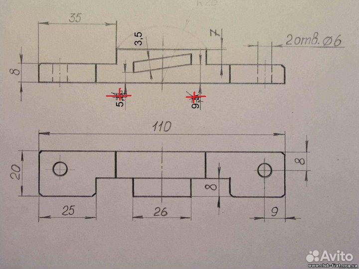 Кондукторы для замены грм Fiat Albea 1.4 8v