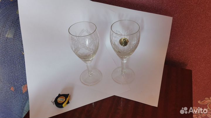 Хрустальные бокалы Гусь хрустальный новые