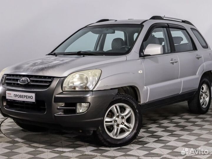 Kia Sportage, 2007 цвет коричневый.