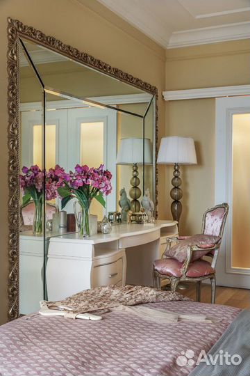 Зеркальное панно с фацетом, зеркальная плитка