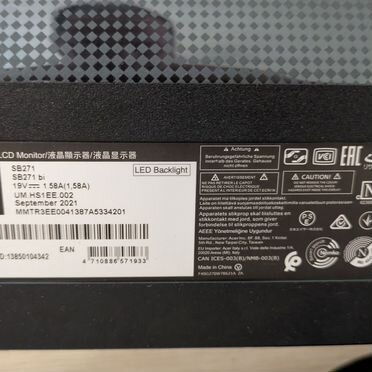 Монитор Acer SB271