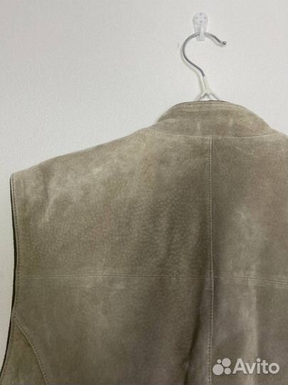 Винтажный замшевый баварский жилет