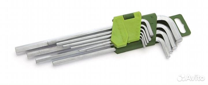 Набор ключей шестигранных удлинённых, 10шт