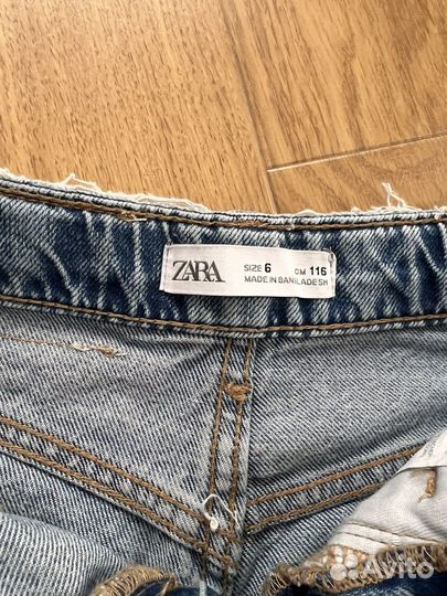 Джинсы zara для девочки 116