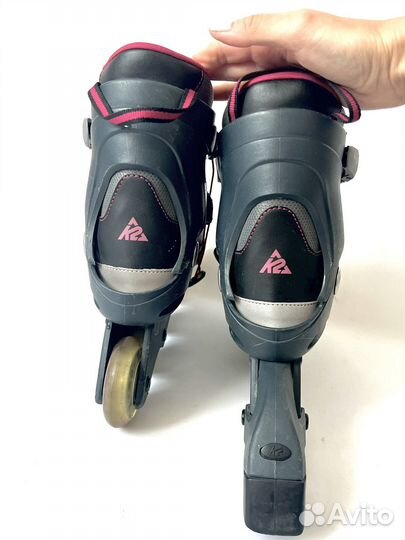 Роликовые коньки детские раздвижные 35-40 р