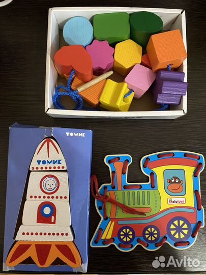 Развивающие деревянные игрушки